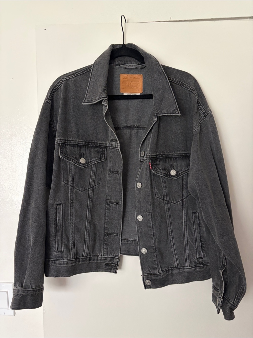 Women’s Levi's Washed Gray Denim Trucker Jacket